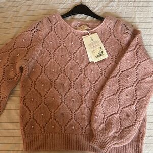 Sezane sweater, blush pink, size S
